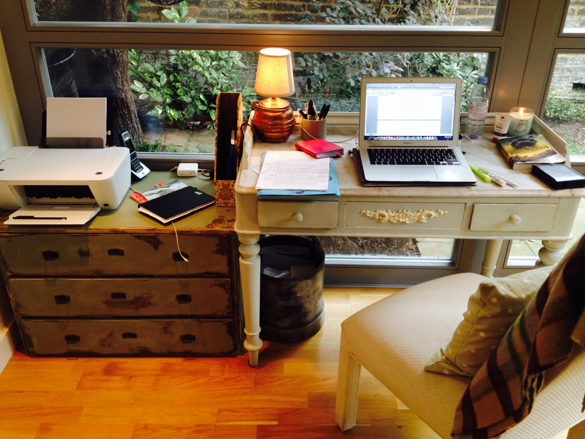 Writing Shed desk